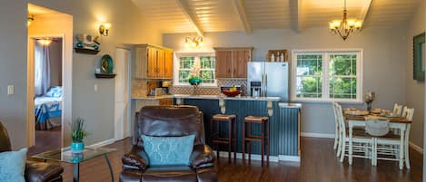 Living Room, Dinning Room & Kitchen