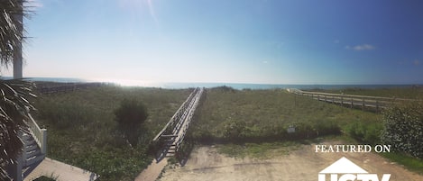Utsikt mot havet/stranden