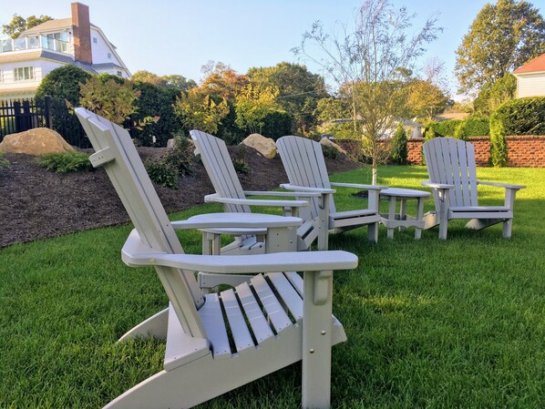 Relax and enjoy; this is your private backyard year round.