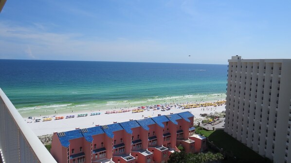 View from private balcony