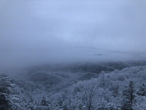 Snow in the mountains ..pretty !!