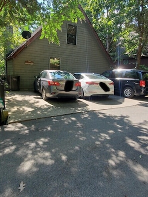 Parking area in front of home 