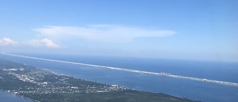 Pensacola Island from the air.