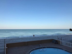 Pool facing the Gulf of Mexico