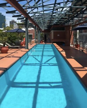 The largest pool in De Waterkant! Enjoy your laps in our sparkling 23 metre pool