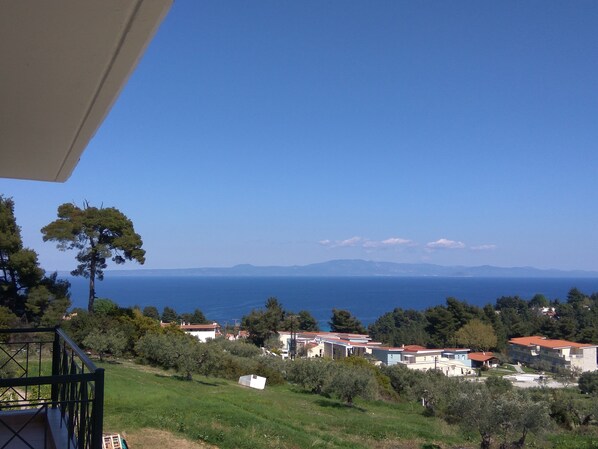 Sea view from balcony