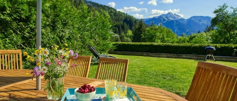 La vue depuis la terrasse