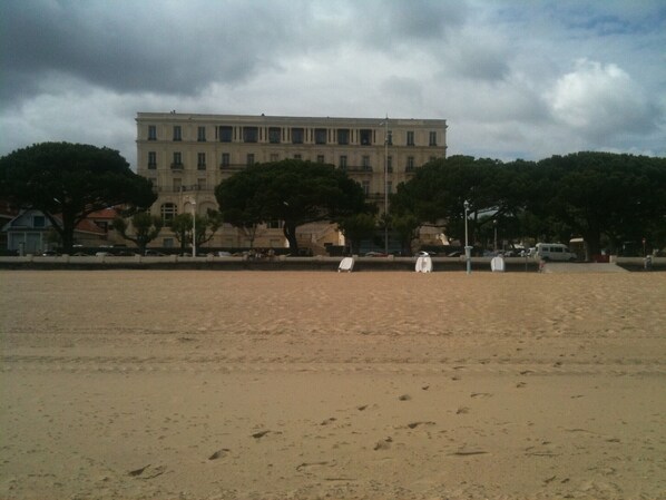 Gebäude am Strand