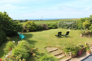 vue sur le jardin de l'étage