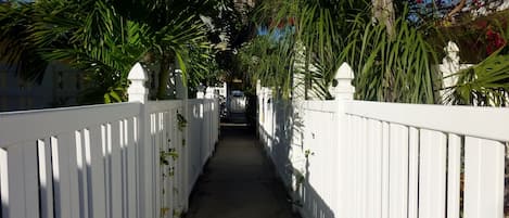 Walkway toward the beach