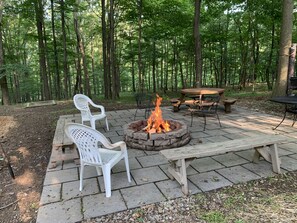 Patio with fire pit