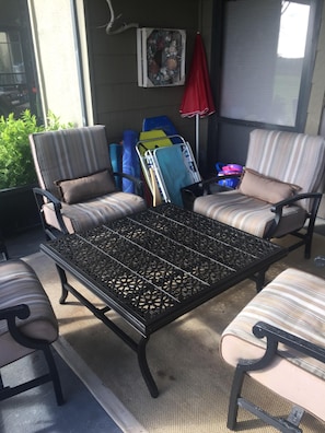 Screened in patio