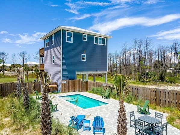 Fenced Yard with Pool