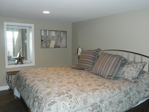 Master Bedroom with King sized bed