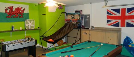 Games room for fun times