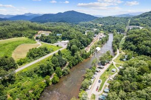 We have the only 8 riverfront rental properties that are minutes from many attractions but still manage to keep the remote feeling!