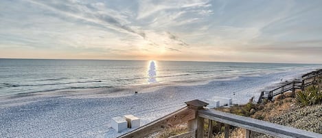 Beautiful, white sand beach!