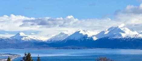 Kachemak Bay, late fall. View from property