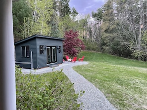 Backyard and shed