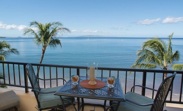 Enjoy the turtles and whales, sunsets, and mai tais from your private lanai