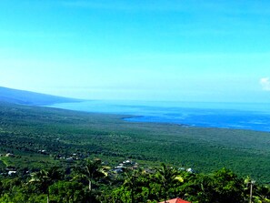 Amazing ocean and mountain view from our big lanai.