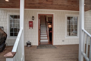 Covered front porch
