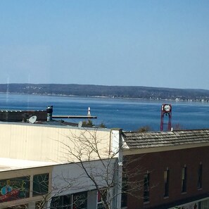 Petoskey Light, Breakwall and Marina Clock Tower
