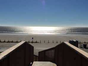 Boardwalk over the sand dunes to the gulf coast beach.  Absolutely beautiful!