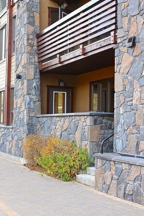 Private Balcony and personal entrance.