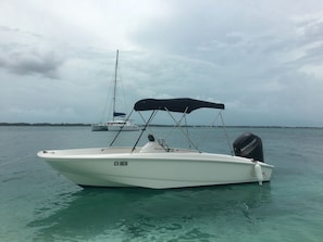 Brand New Boston Whaler 170 Super Sport with capacity of up to 8 guests!