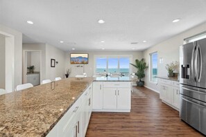 The views of South Ponte Vedra Beach are amazing from our fully stocked kitchen