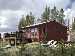 Cabin from the road