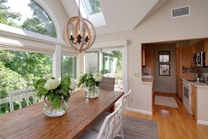 Dining Area into Kitchen