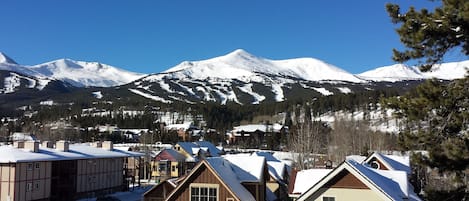 View from dining table and kitchen.  Doesn't get any more beautiful than this!