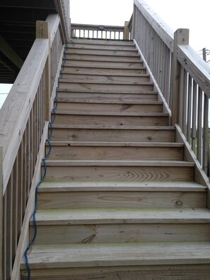 Wide stairs 
