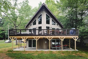 View of the house from the lake side