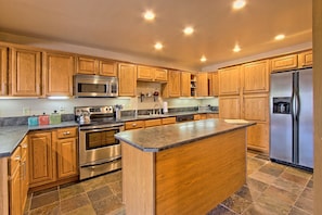 It's always better to cook in a recently renovated kitchen!
