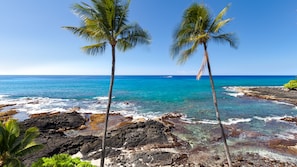 White water views from lanai