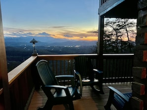 Deck time at sunset