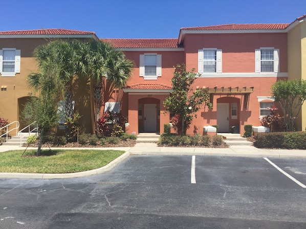 Front Entrance. Park in front of the property.