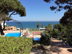 Our back garden! Pools, tennis courts and private access to beach