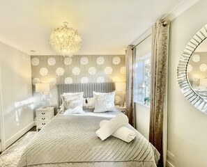 Fabulous Kingsize bedroom with views over your private gardens