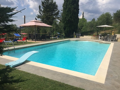 Villa "Colombaiolo di Marciano", 30 con jardín y piscina cerca del centro de Siena