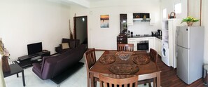 Living area panoramic view