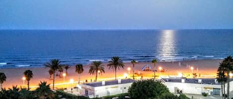 NIGHT SEA VIEW FRON THE TERRACE