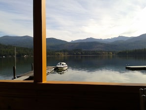 view from screened porch 