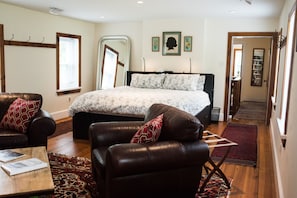 Master suite with brand new pillow top King sized bed.