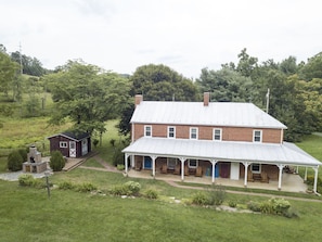 Our solid, 1850s farmhouse.