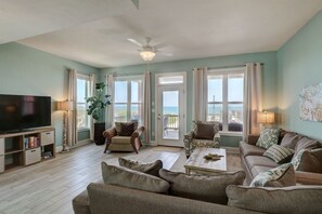 Oceanfront living room