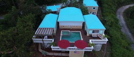 Aerial view of Tovilla Properties Frenchmans Villa